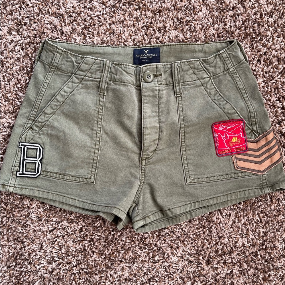 American Eagle Vintage Hi-Rise Camp Shorts